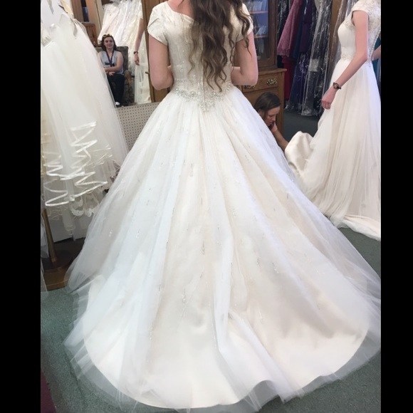 Casablanca 2245 “Sweetpea” Wedding Dress Modest - Picture 4 of 8